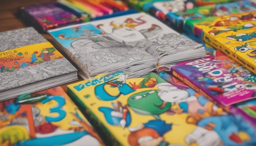 colorful books for children