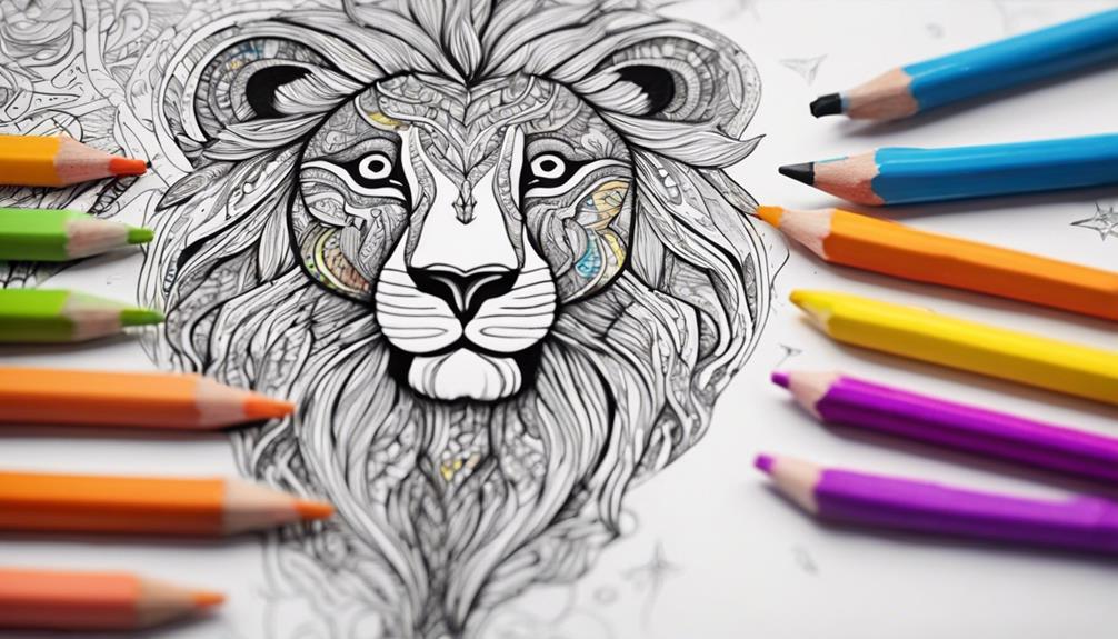coloring animals creatively together