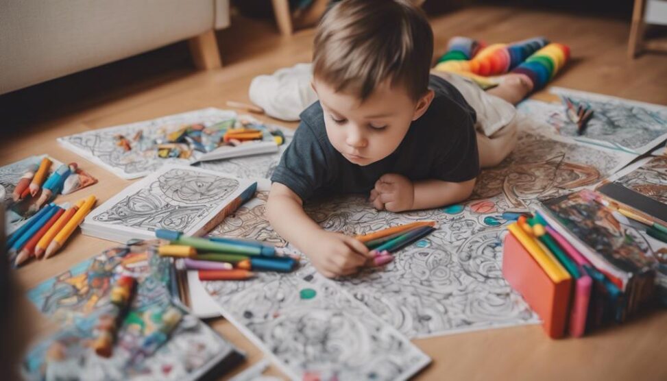 creative learning with coloring
