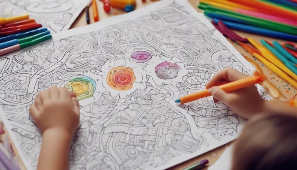 educational coloring books features
