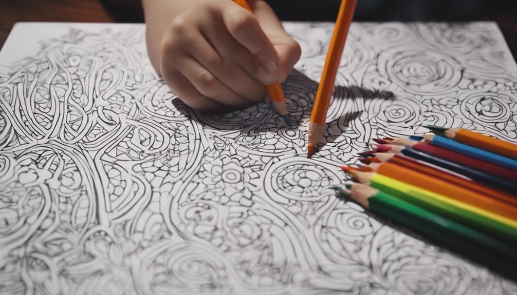 encouraging cognitive growth through coloring