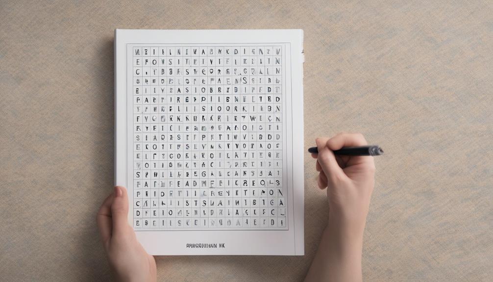 exploring word search formats