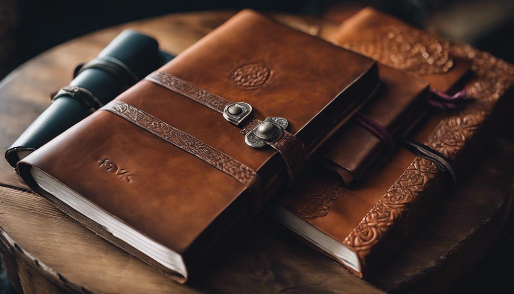 exquisite leather bound journal collection